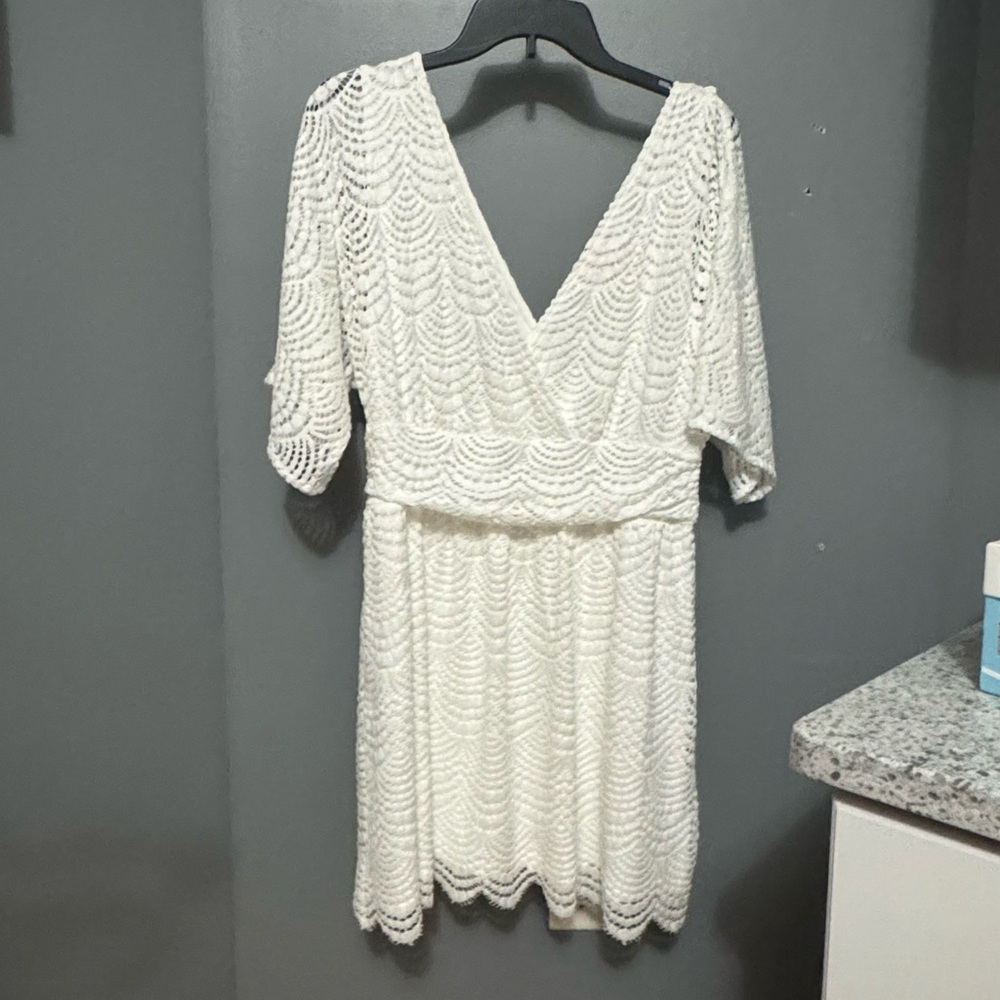 Lilly Pulitzer White Lace Jumpsuit